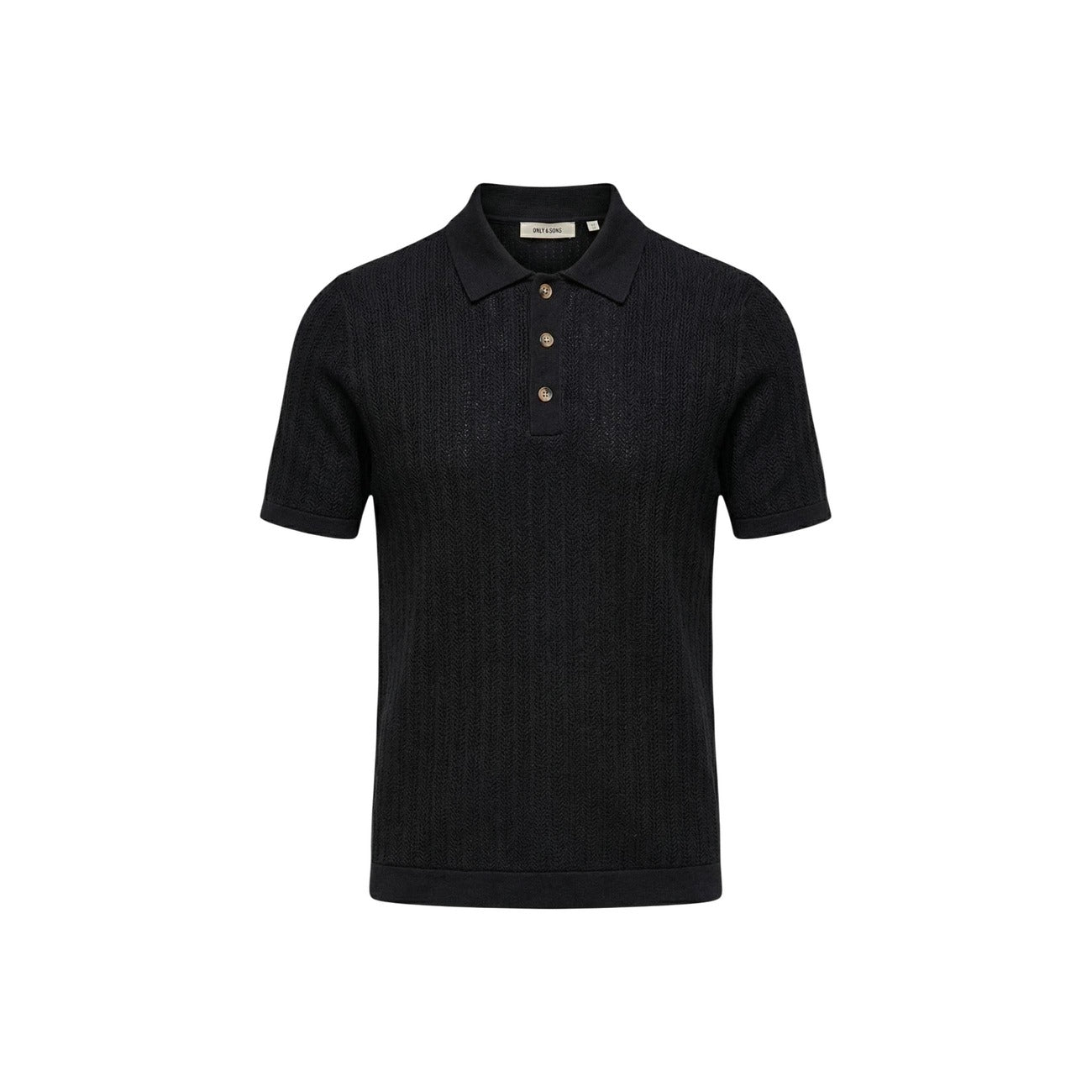 Only & Sons Polo Top Herren Schwarz