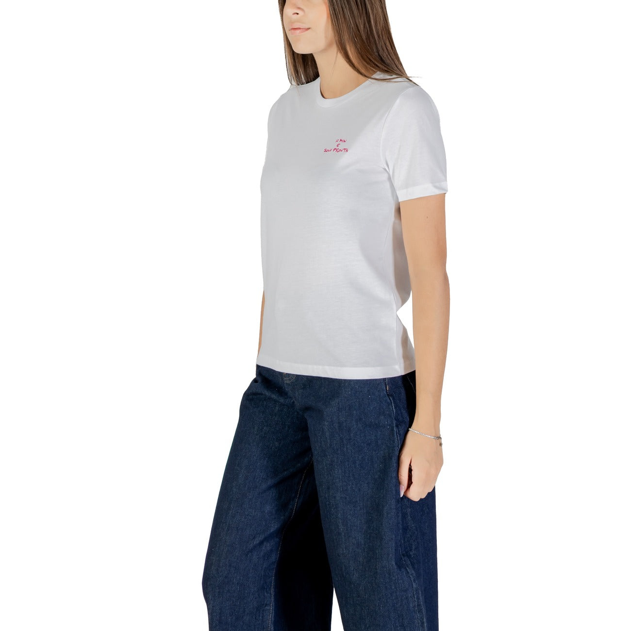 Only T-Shirt Damen Weiß #2435711