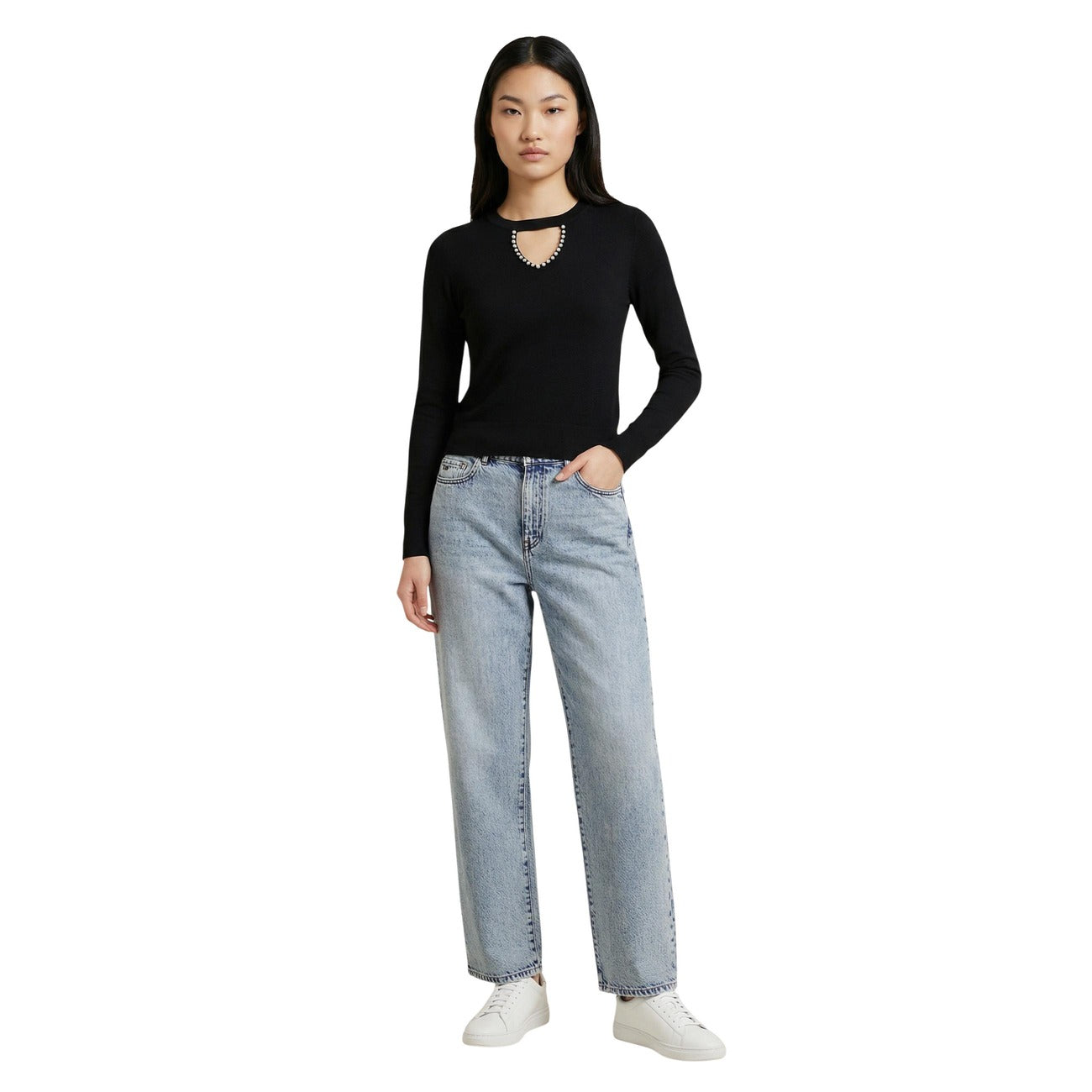 Only Strickmode Damen Schwarz