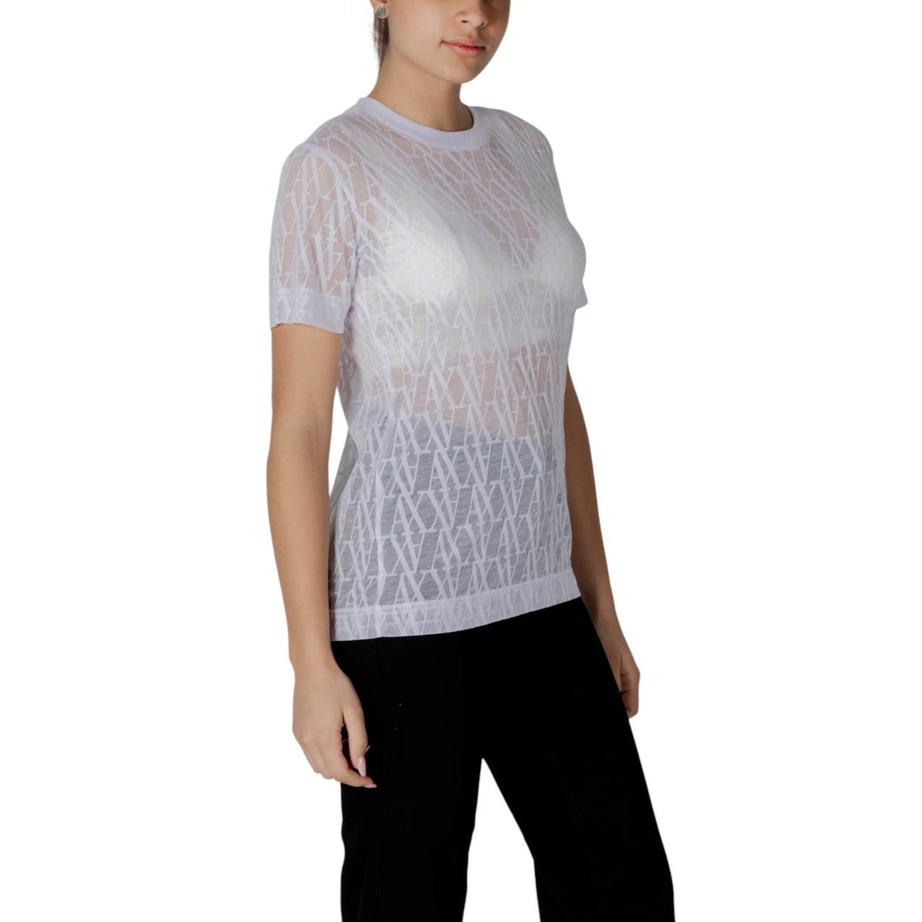 Armani Exchange T-shirt Dames Wit #2412644