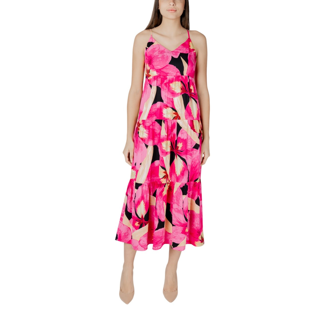 Only Jurk Dames Fuchsia #2418254