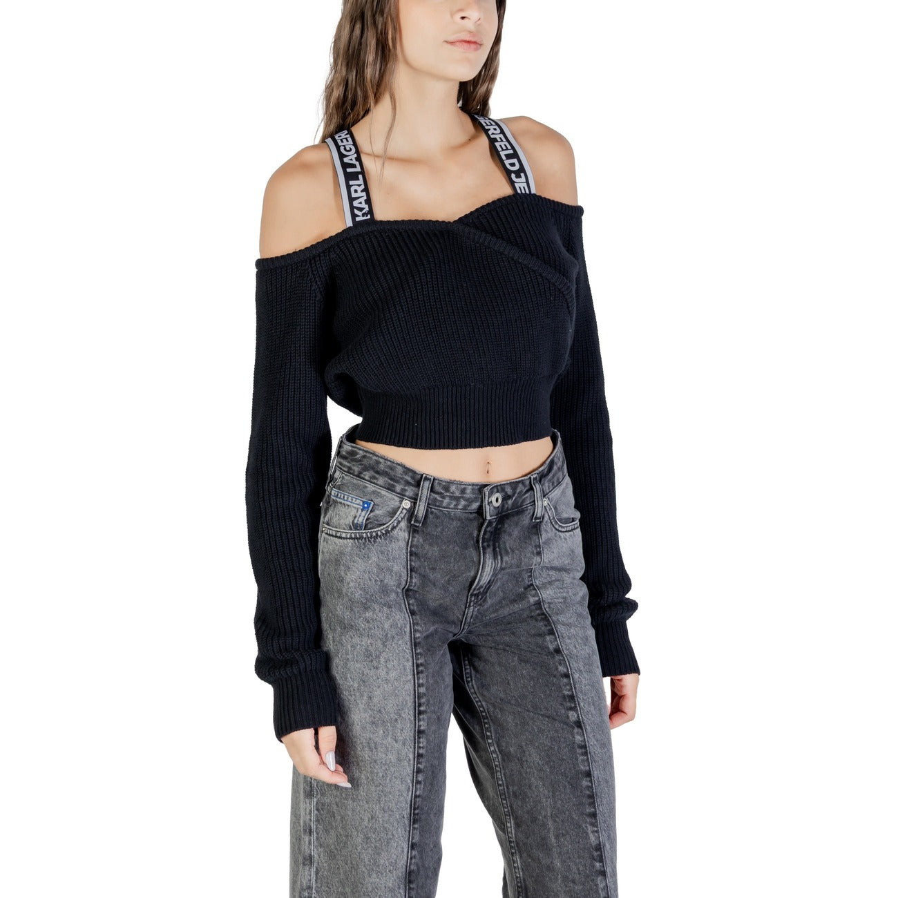 Karl Lagerfeld Jeans Breimode Dames Zwart