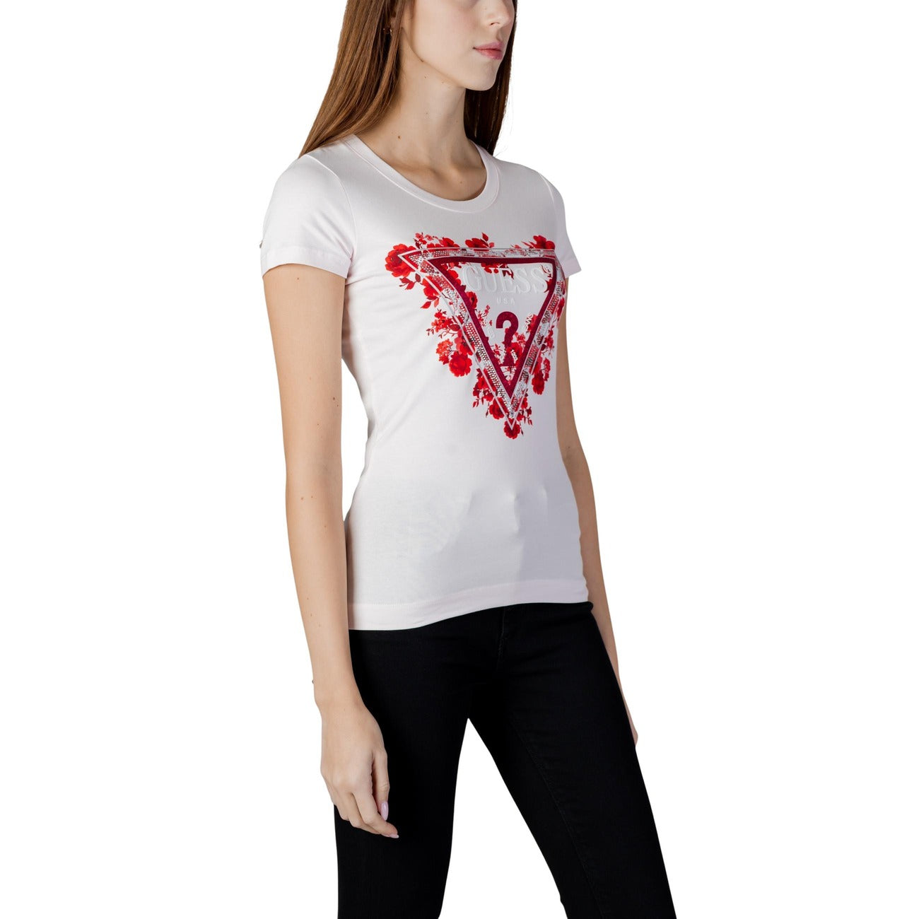 Guess T-shirt Dames Roze