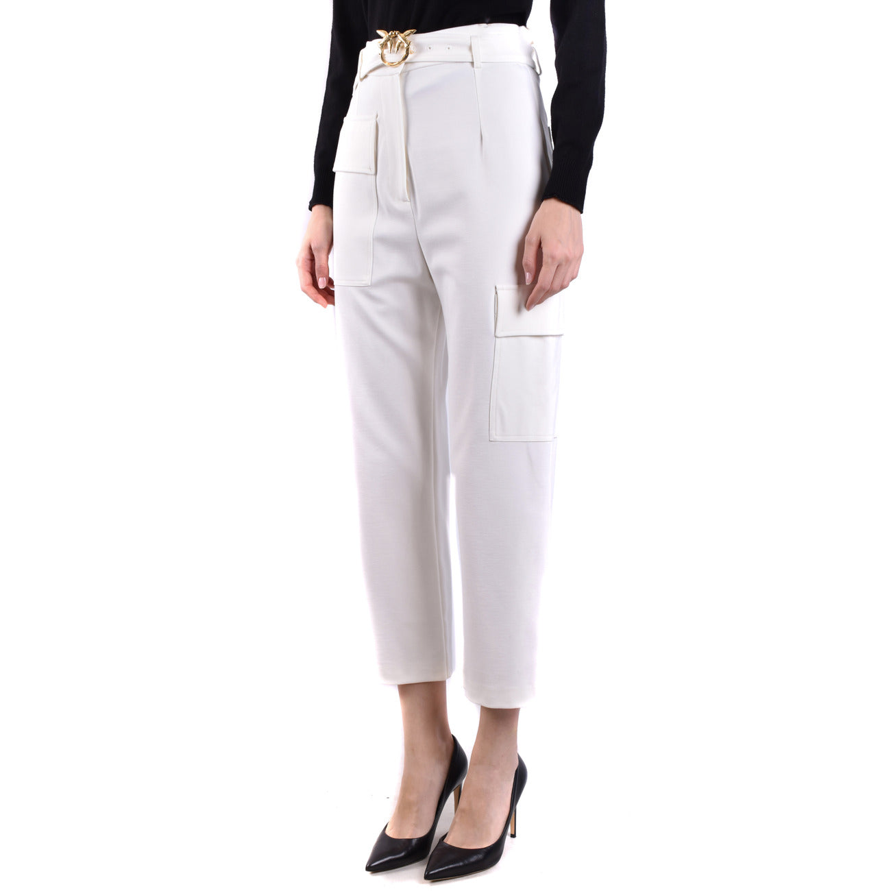Pinko Broek Dames Wit #2423357