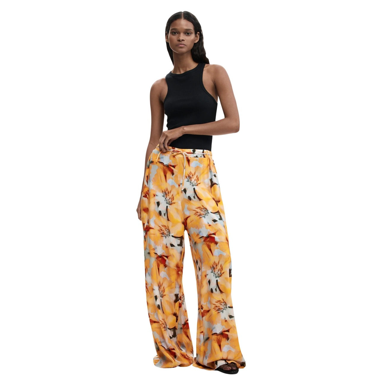 Desigual Hose Damen Orange