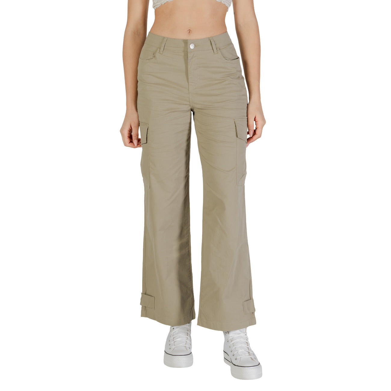 Only Broek Dames Beige #2464307