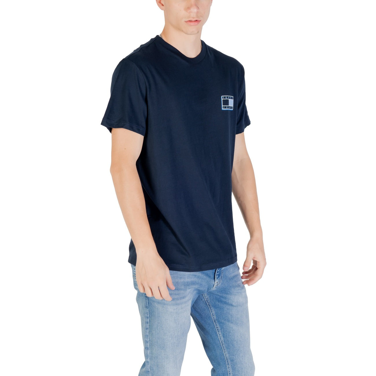 Tommy Hilfiger Jeans T-shirt Heren Blauw #2424149
