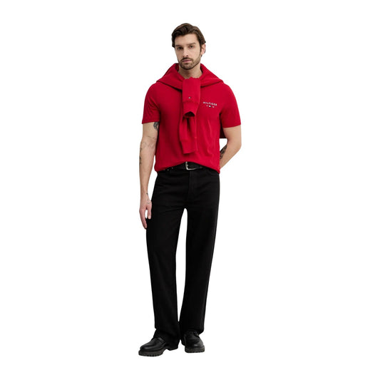 Tommy Hilfiger Jeans T-shirt Heren Rood #2469600