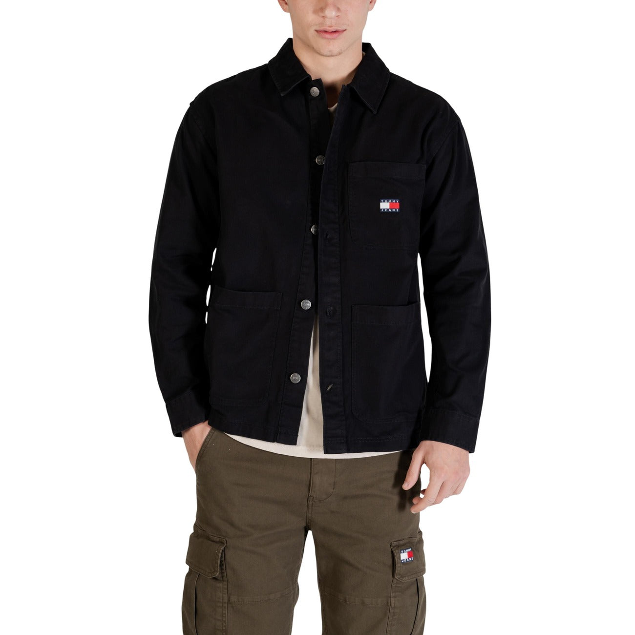 Tommy Hilfiger Jeans Shirt Herren Schwarz