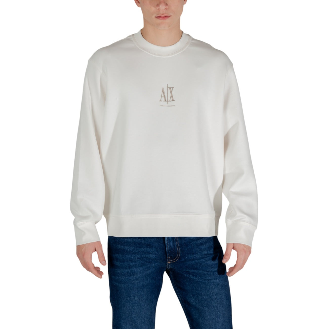 Armani Exchange Sweatshirt Heren Zwart #2410369