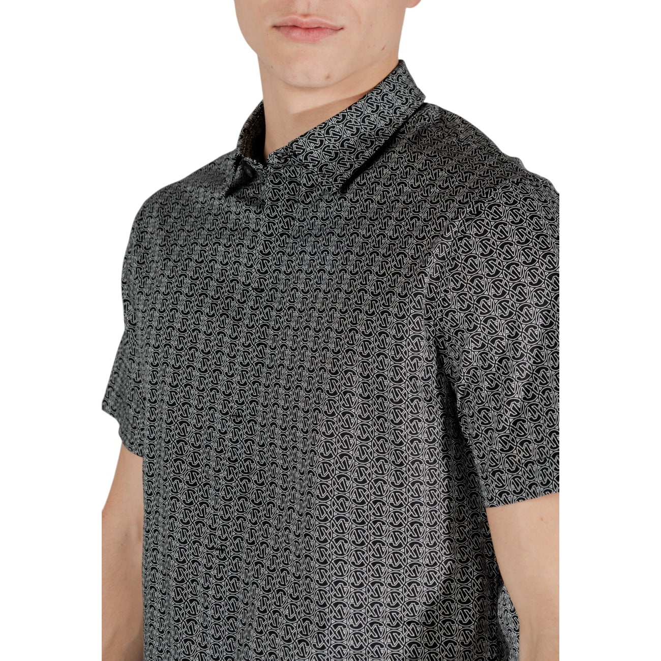 Armani Exchange Shirt Heren Zwart #2409999