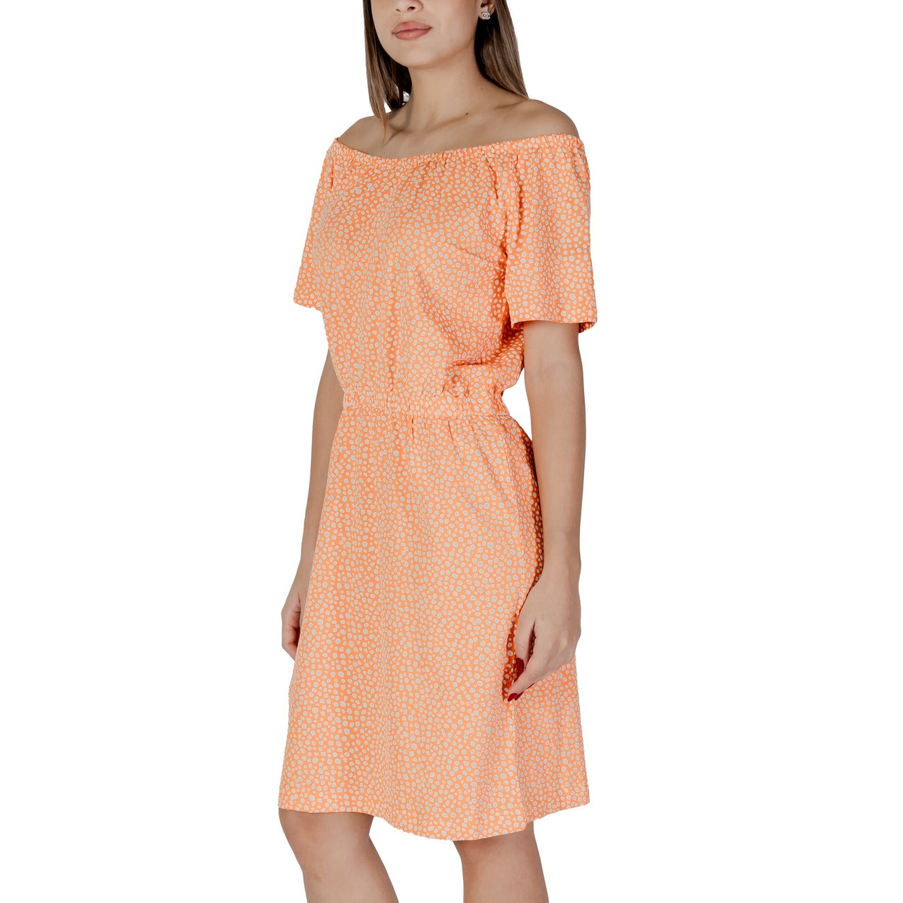 B.young Kleid Damen Orange