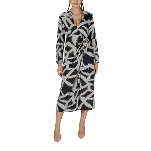 Jacqueline De Yong Jurk Dames Zwart #2361233