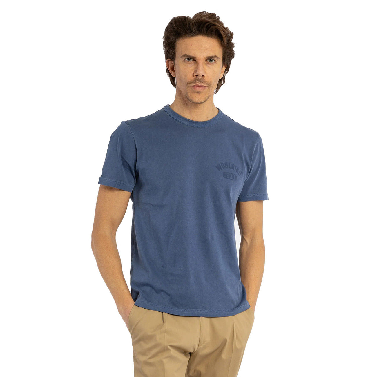 Woolrich T-shirt Heren Blauw