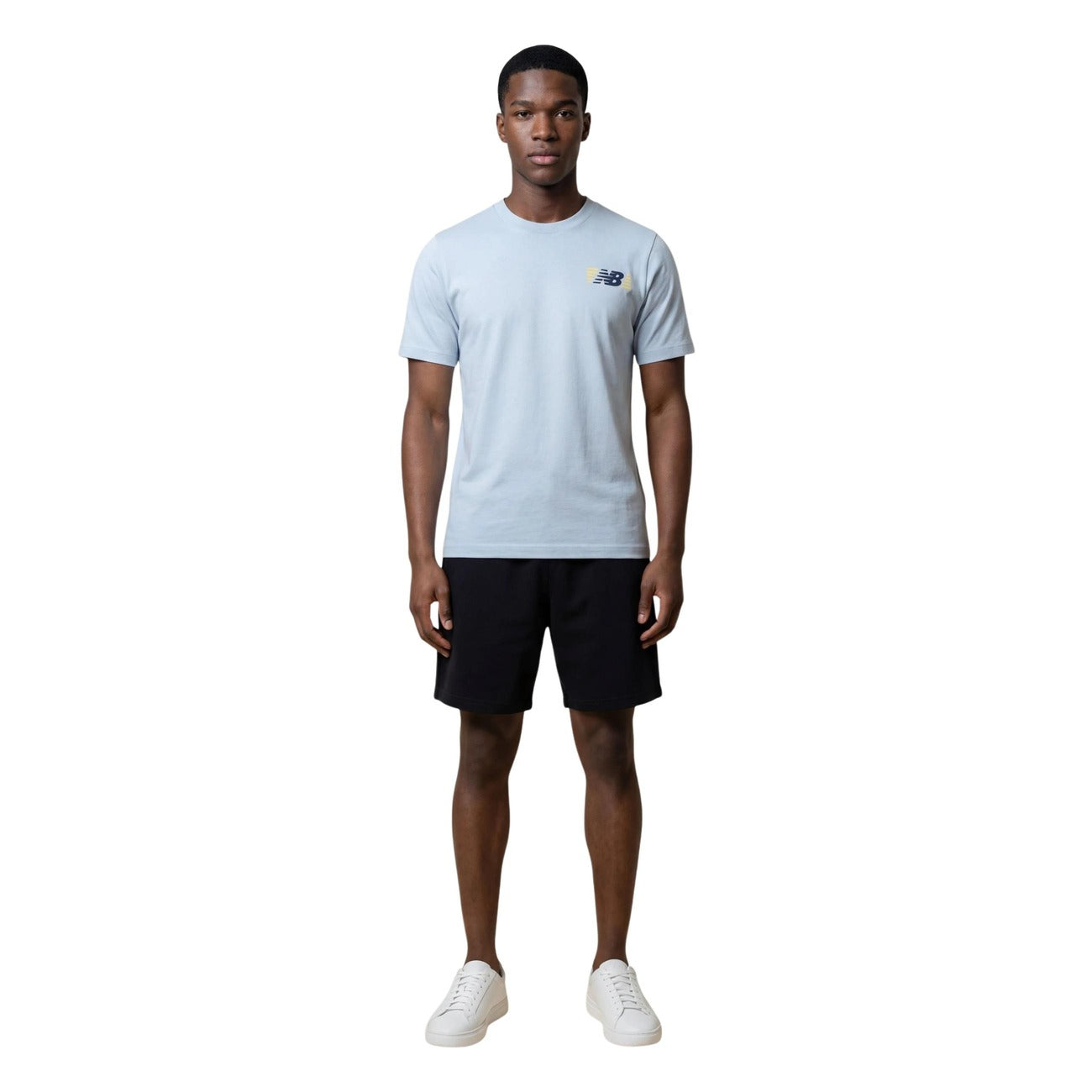 New Balance T-Shirt Herren Hellblau