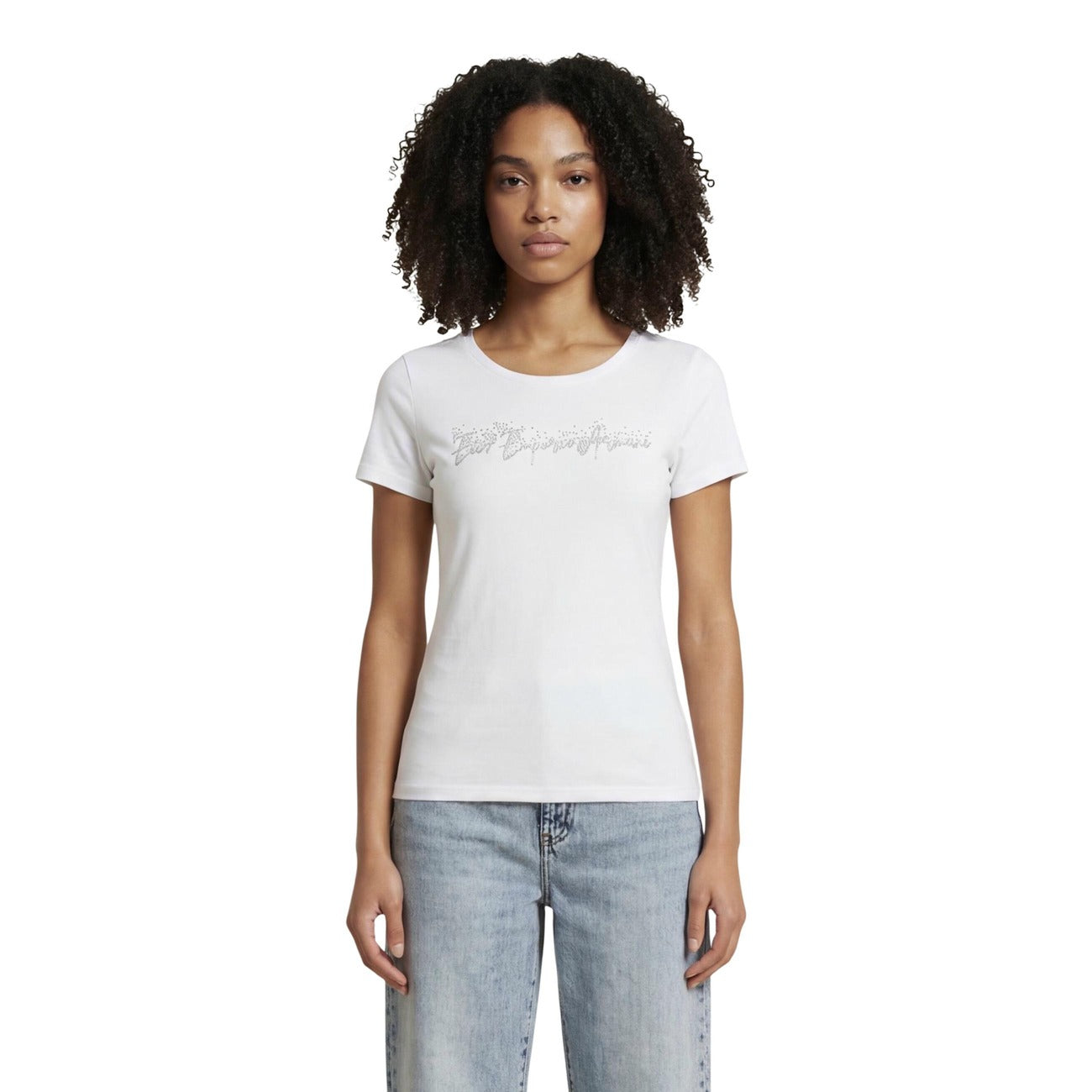 Ea7 T-Shirt Damen Weiß Weiß