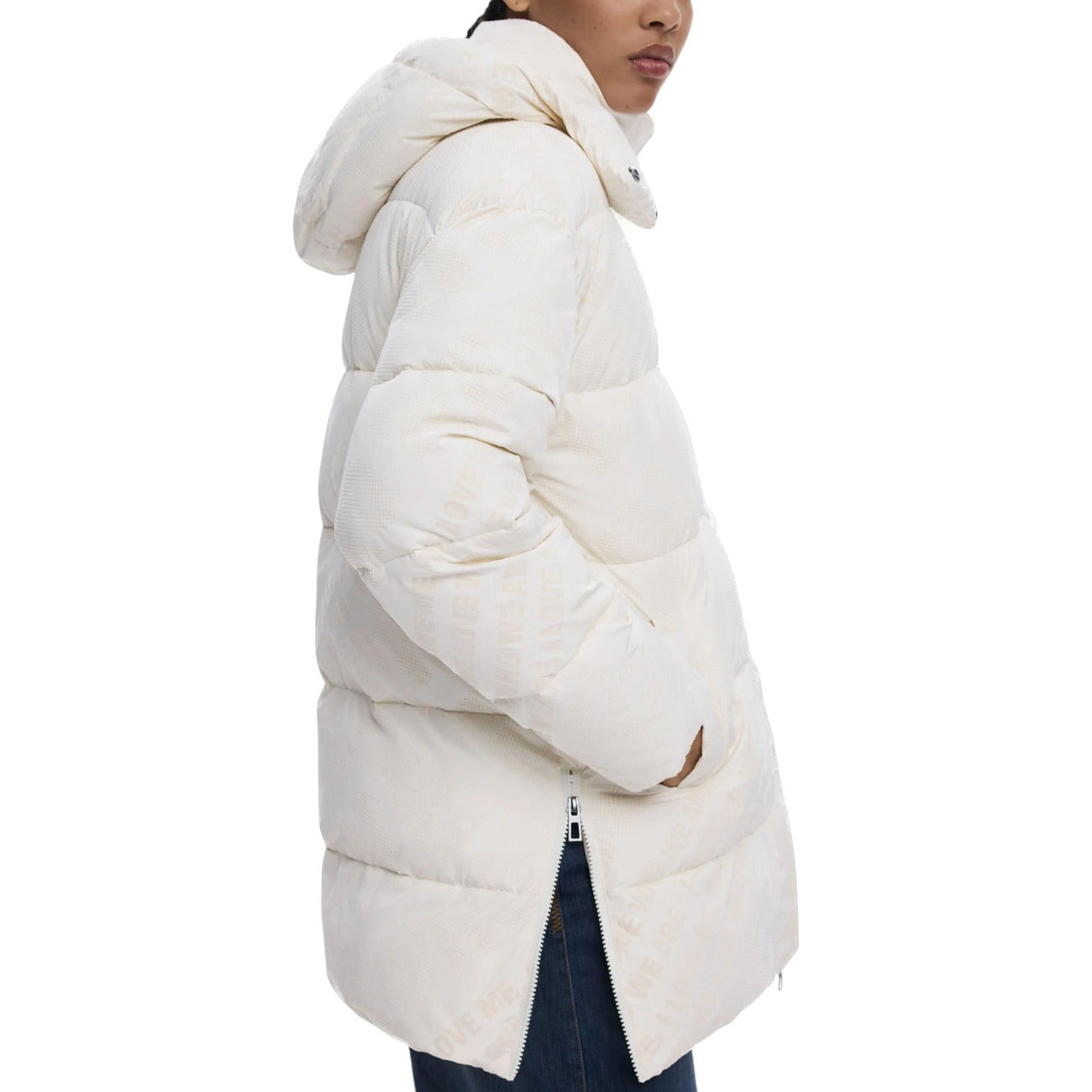 Desigual Windjack Dames Wit
