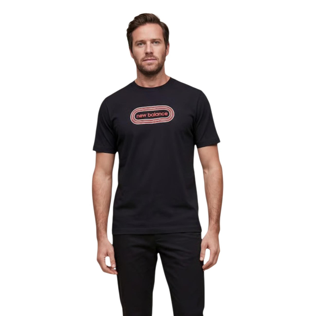 New Balance T-Shirt Herren Schwarz