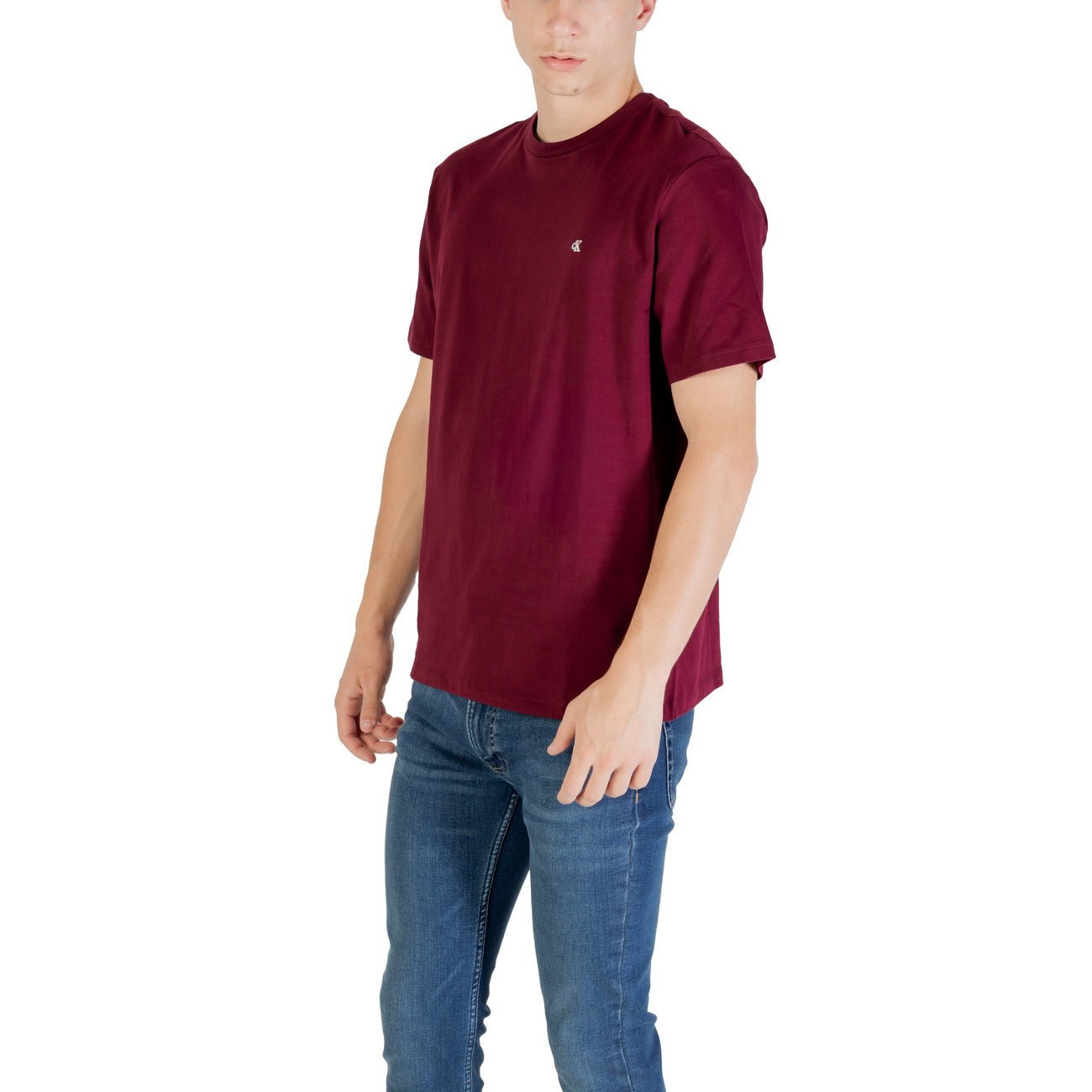 Calvin Klein Jeans T-Shirt Herren Bordeaux