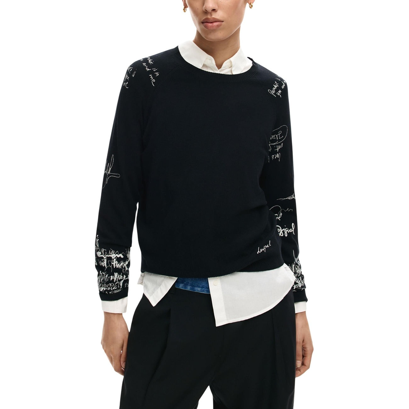 Desigual Strickmode Damen Schwarz #2451021