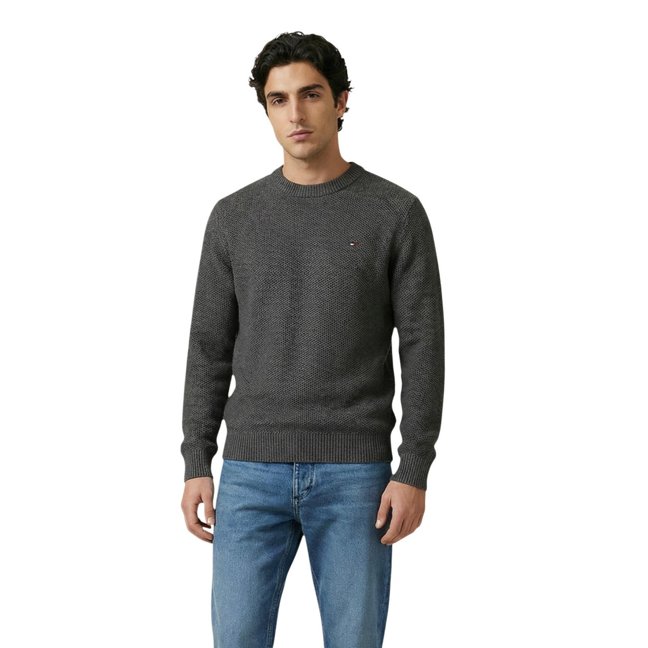 Tommy Hilfiger Jeans Breimode Heren Grijs