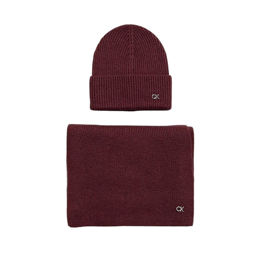 Calvin Klein Sjaal Dames Bordeaux