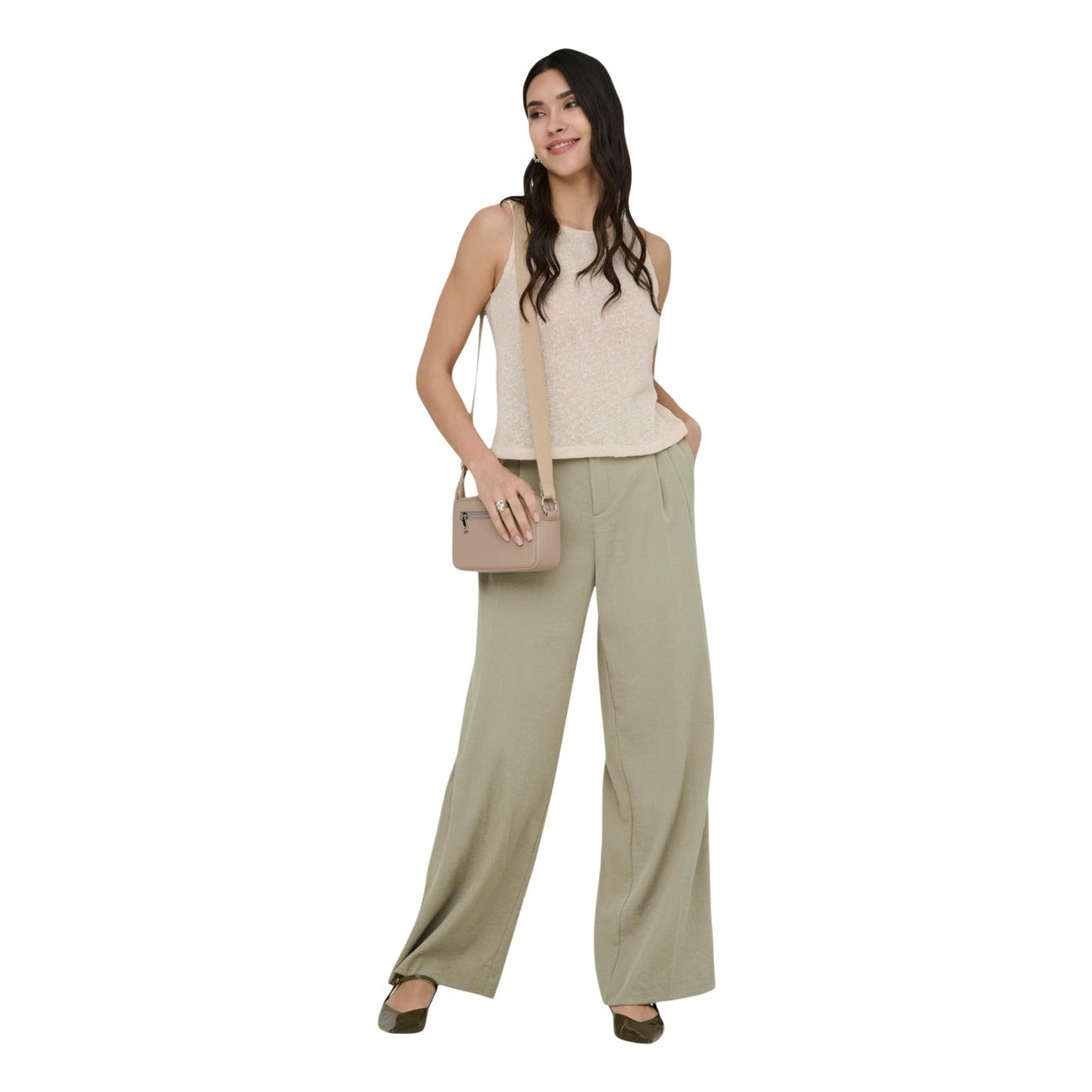 Jacqueline De Yong Hose Damen Beige