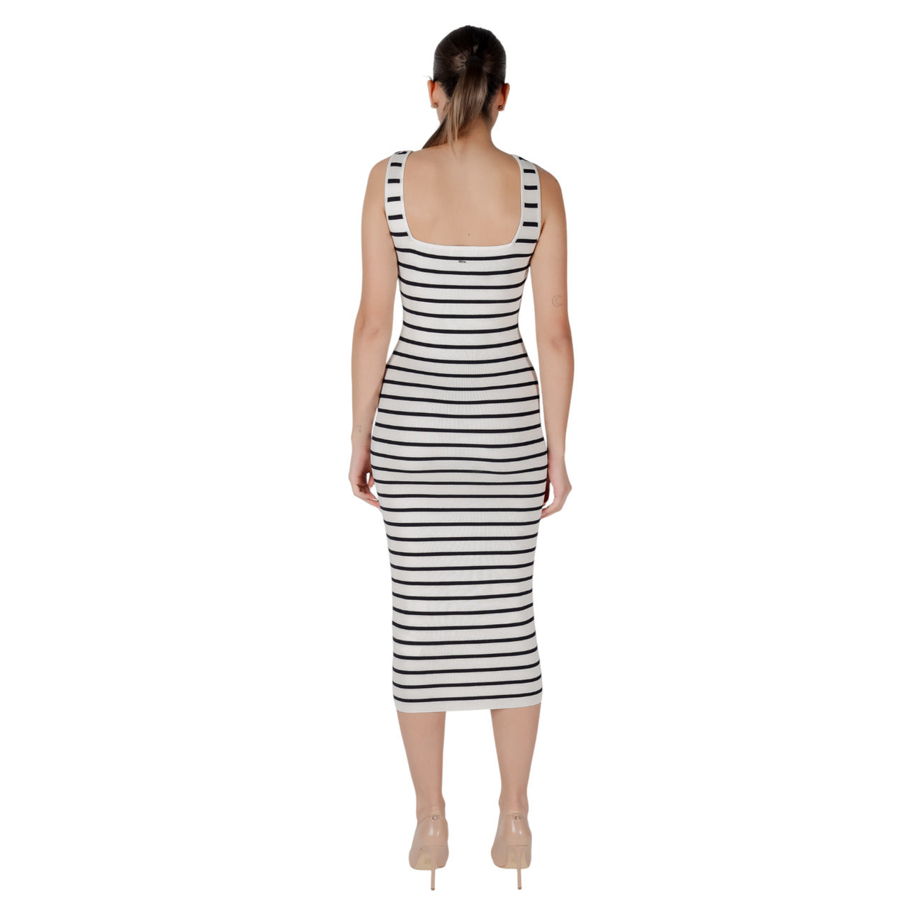 Morgan De Toi Jurk Dames Beige