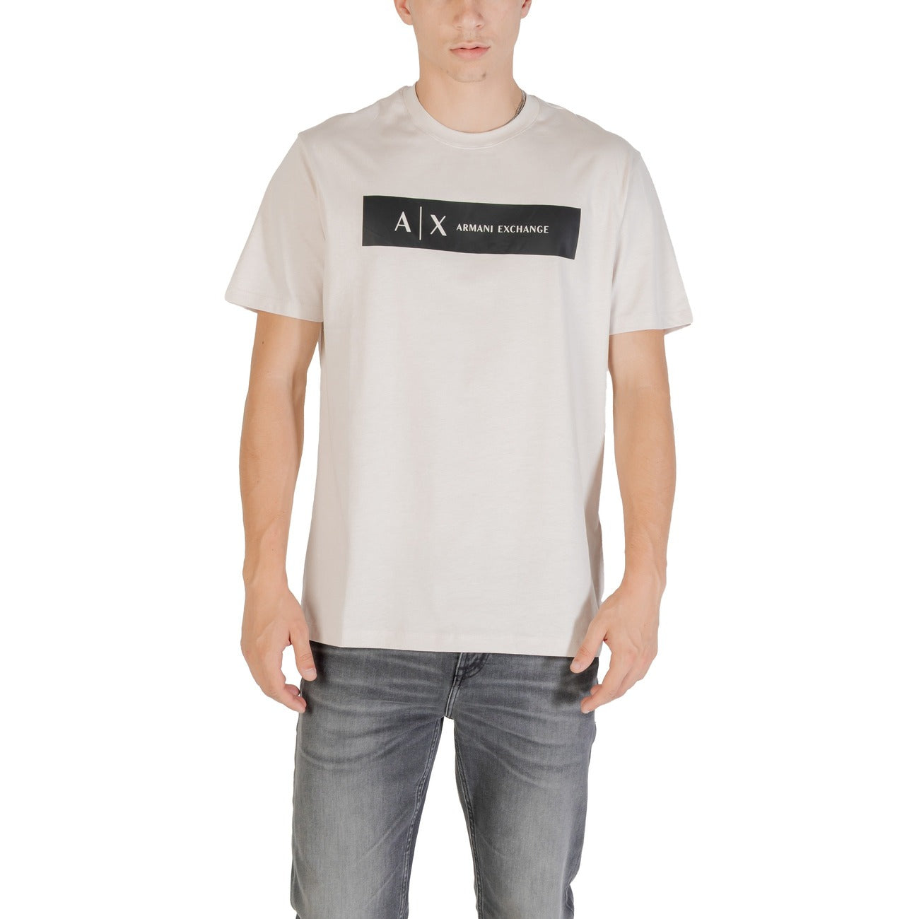 Armani Exchange T-Shirt Herren Beige #2427186