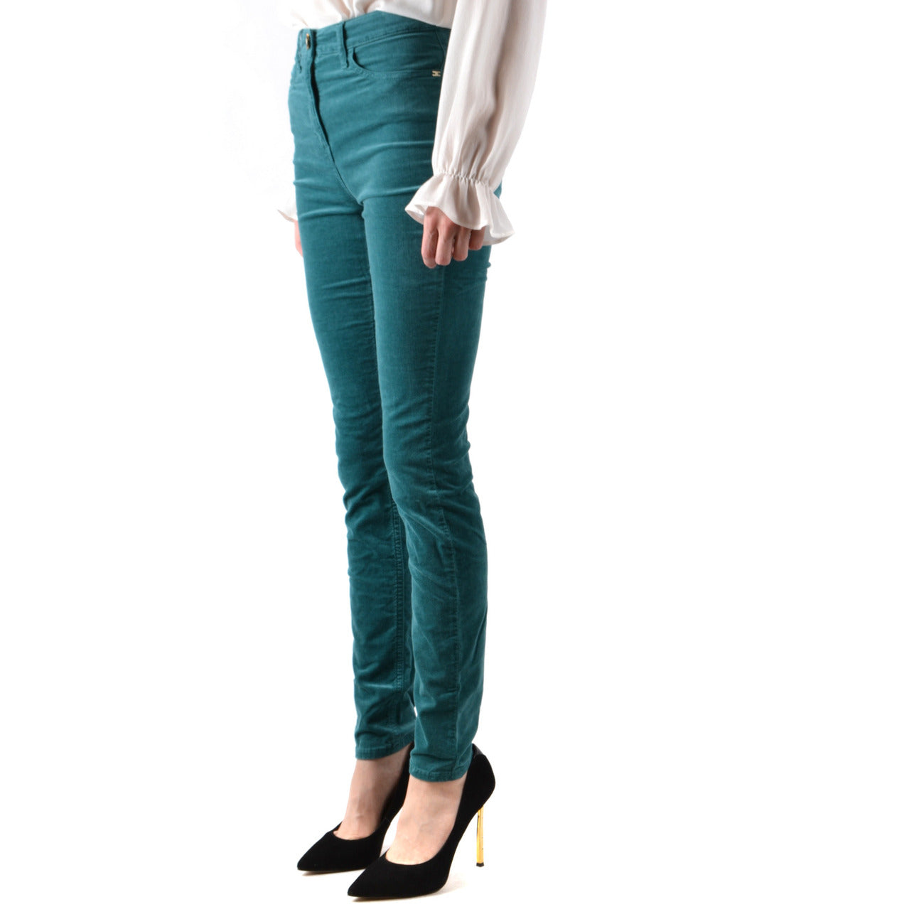Elisabetta Franchi Jeans Damen Grün