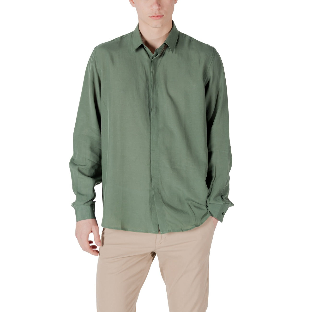 Antony Morato Shirt Heren Groen