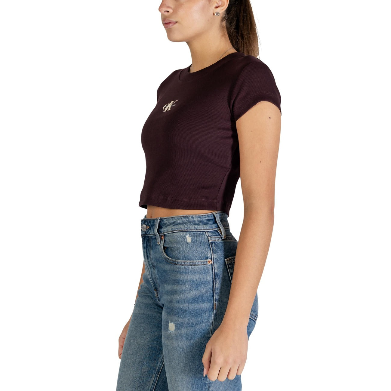 Calvin Klein Jeans T-shirt Women Brown
