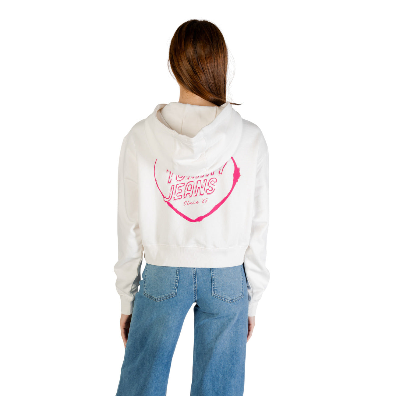 Tommy Hilfiger Jeans Sweatshirt Dames Wit #2425662