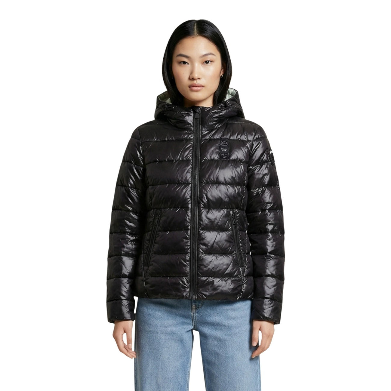 Blauer Windjack Damen Schwarz #2450865