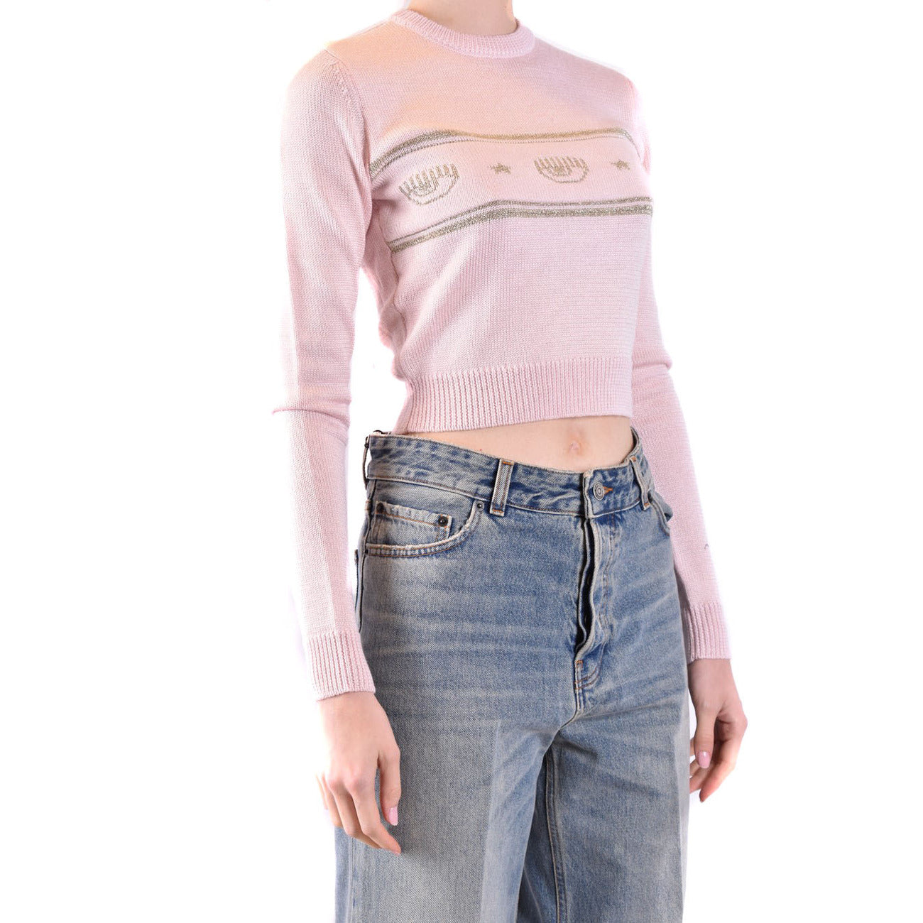 Chiara Ferragni Strickmode Damen Rosa