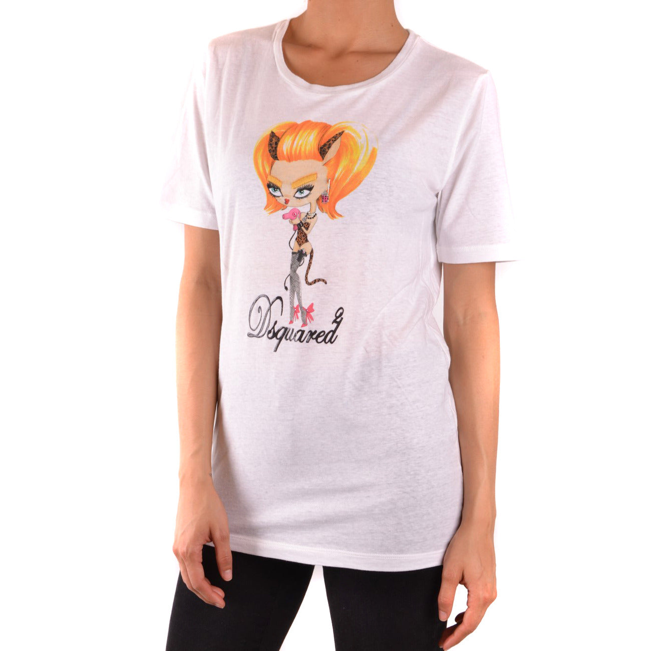 Dsquared T-Shirt Damen Weiß