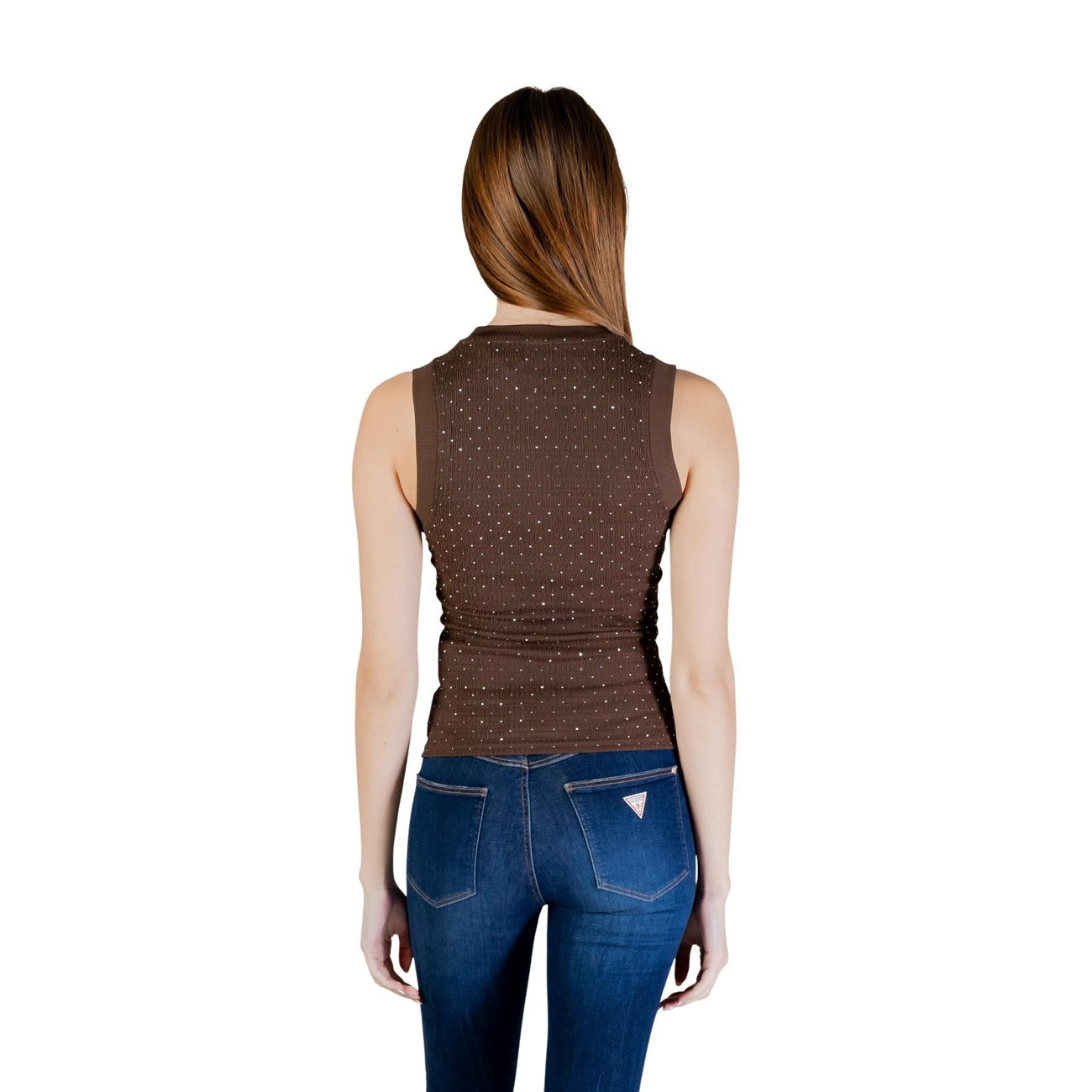 Guess Strickjacke Damen Braun