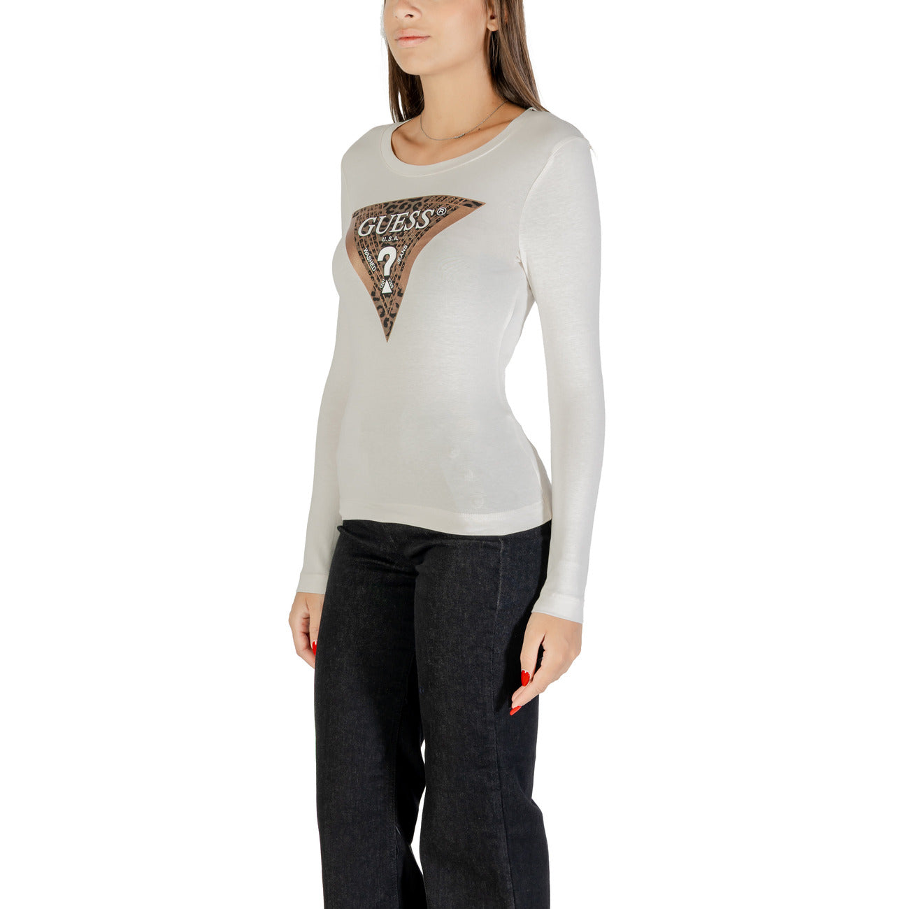 Guess T-shirt Dames Beige #2433887