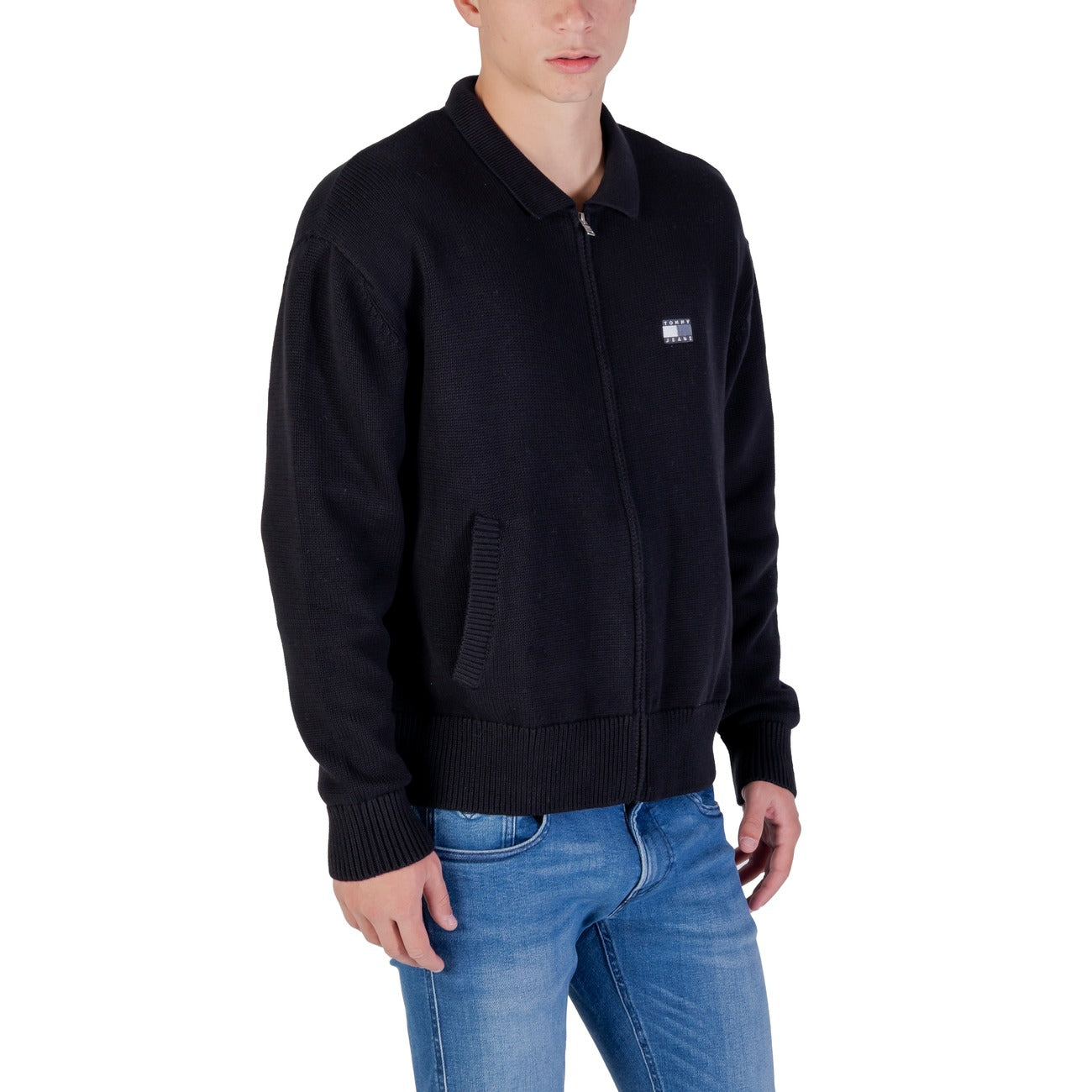 Tommy Hilfiger Jeans Breimode Heren Zwart