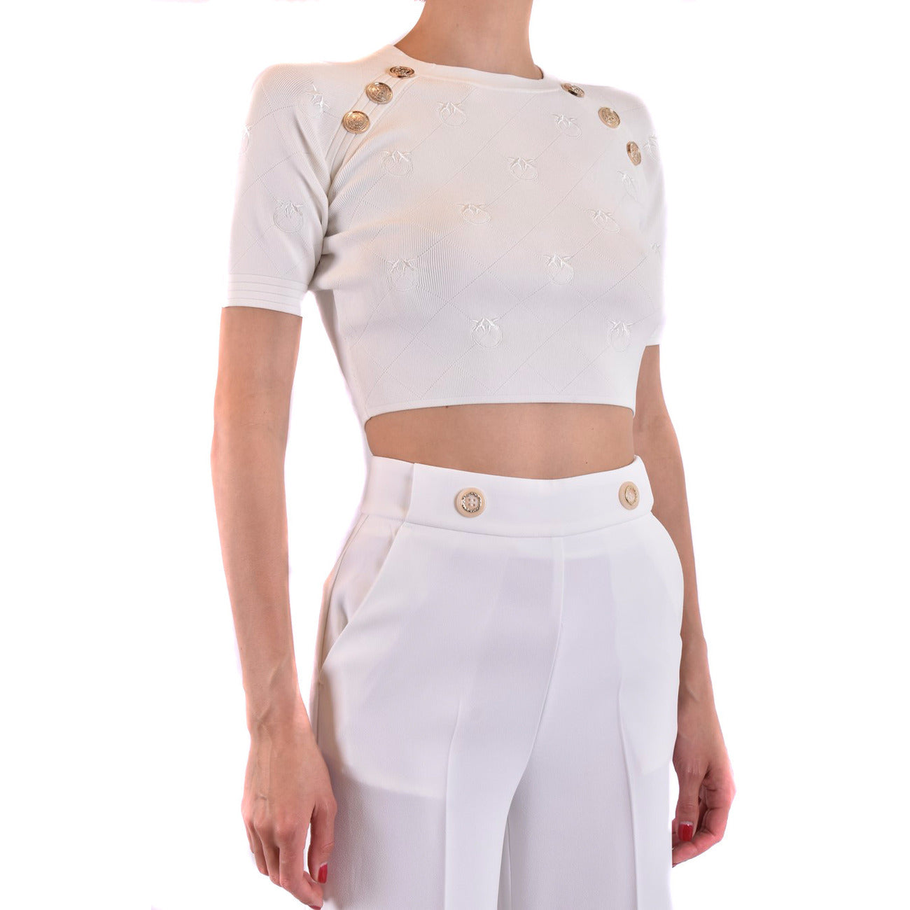 Pinko Strickmode Damen Weiß