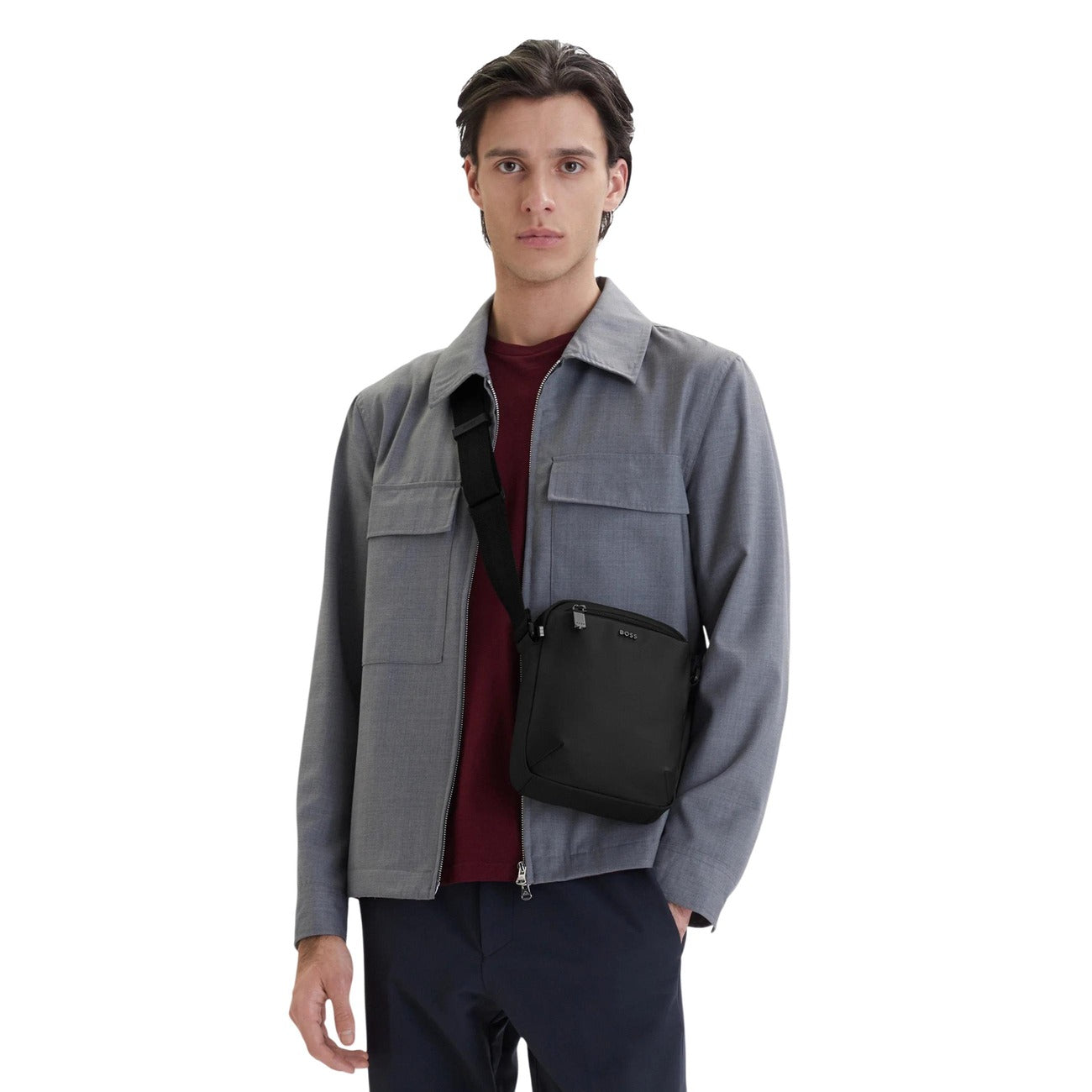 Boss Tasche Herren Schwarz