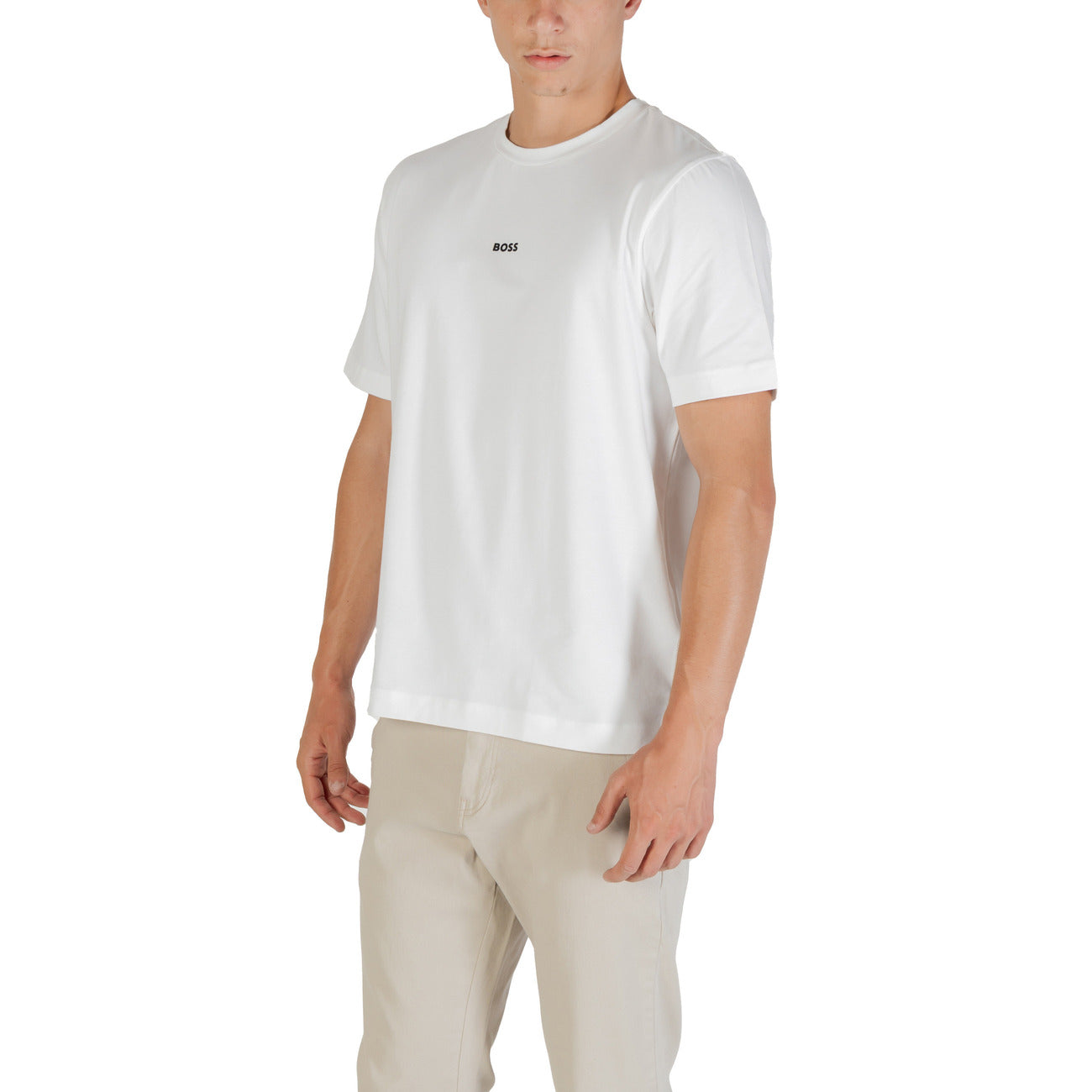 Boss T-shirt Heren Wit Wit