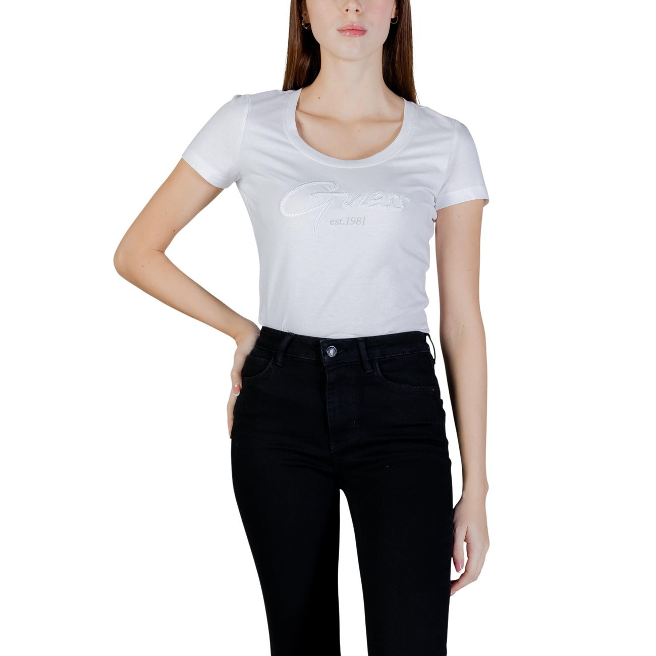 Guess T-Shirt Damen Schwarz #2452433