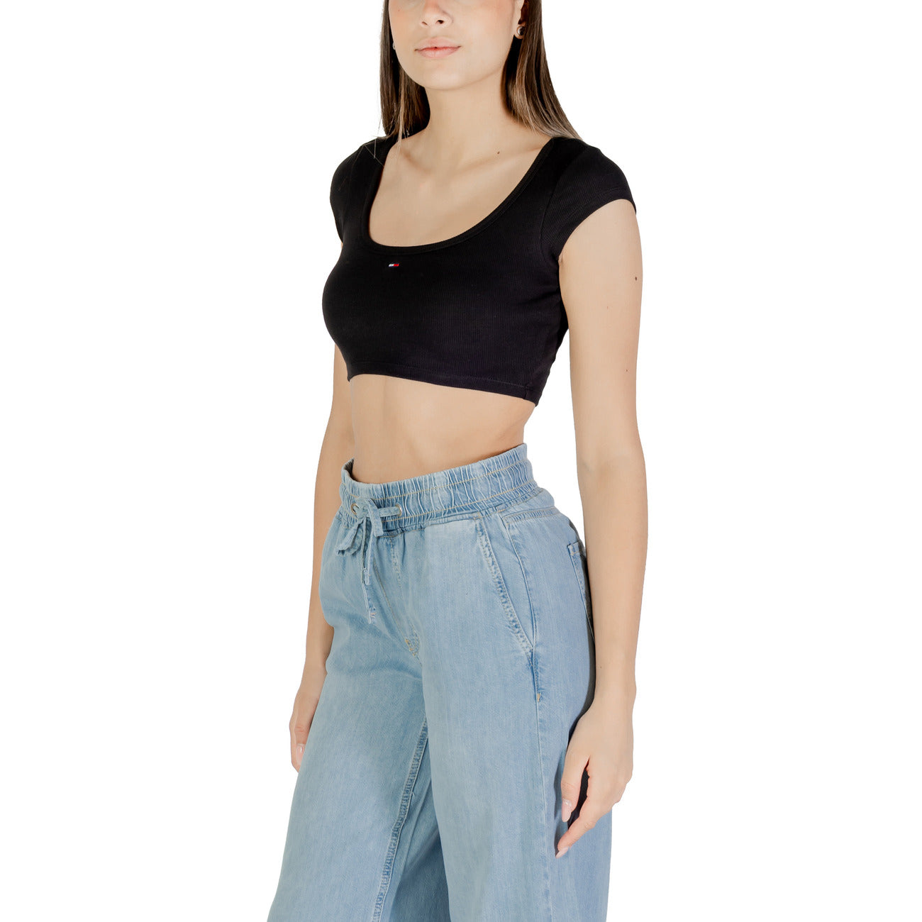 Tommy Hilfiger Jeans Top Damen Schwarz #2424852