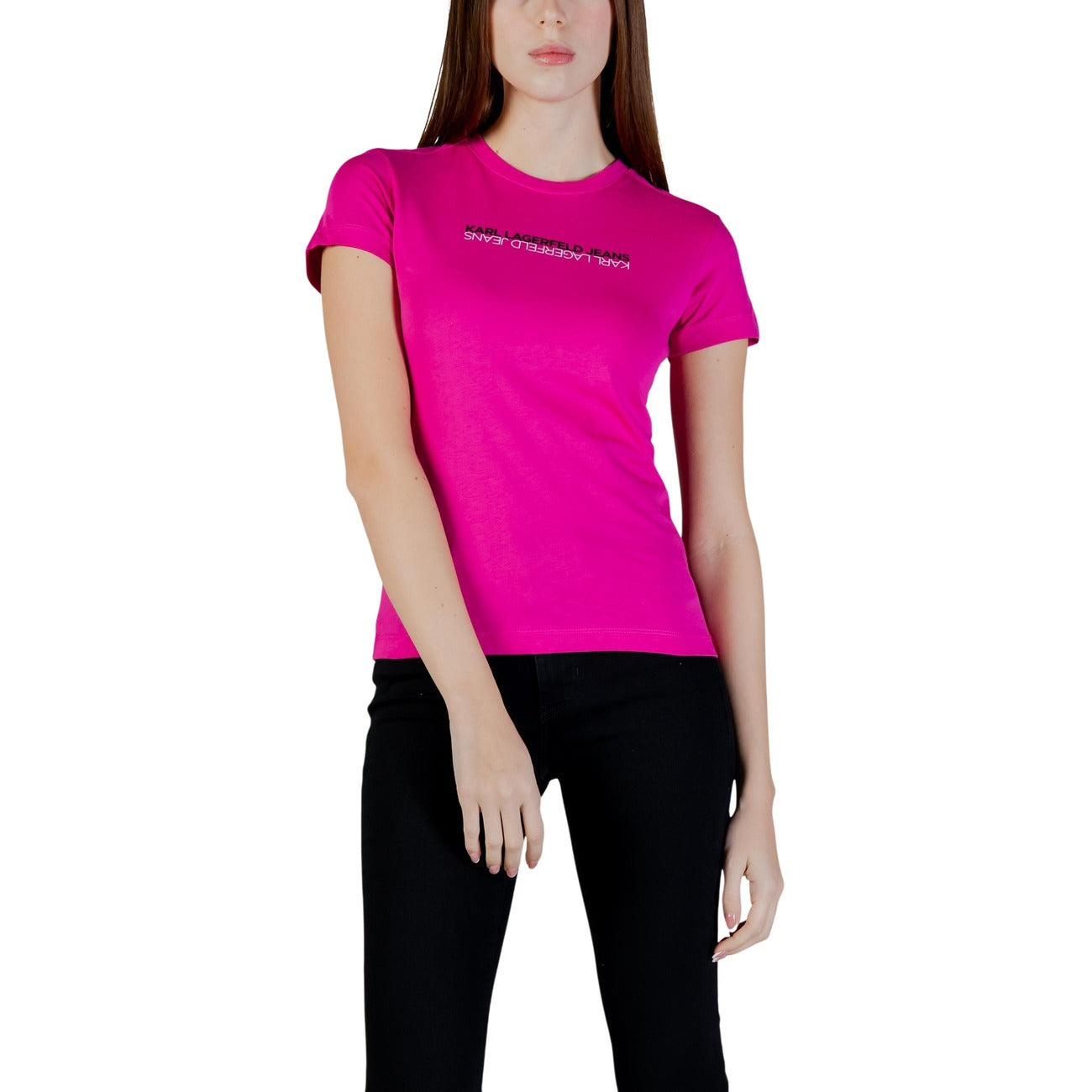 Karl Lagerfeld Jeans T-Shirt Damen Schwarz #2452399