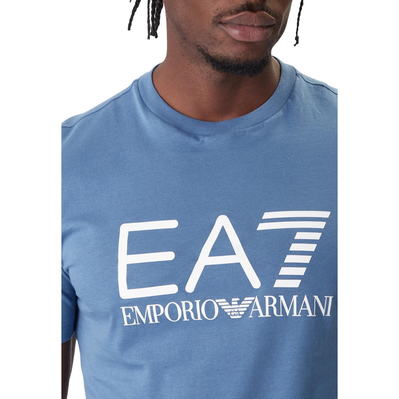 Ea7 T-Shirt Herren Hellblau