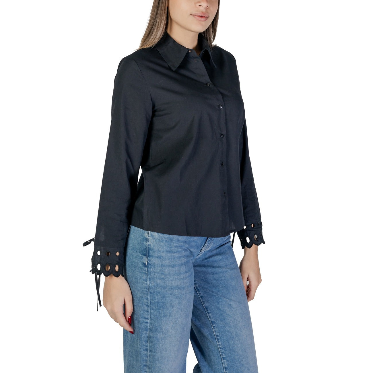 Jacqueline De Yong Shirt Damen Schwarz #2383151