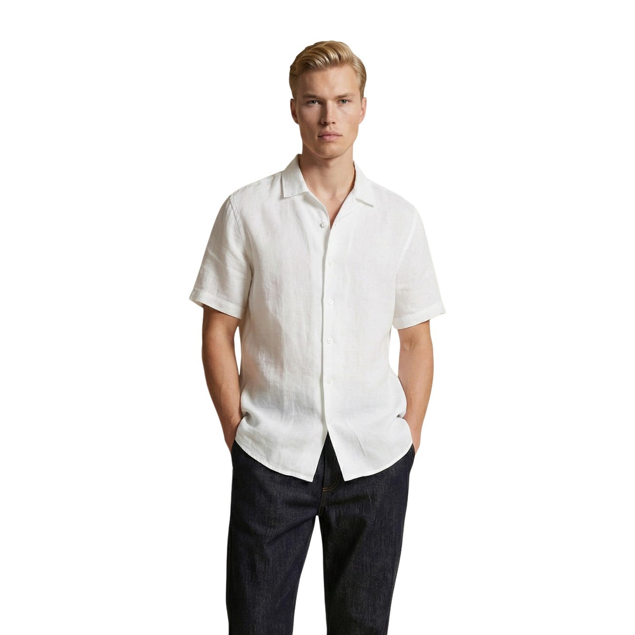 Gianni Lupo Shirt Herren Weiß #2467383