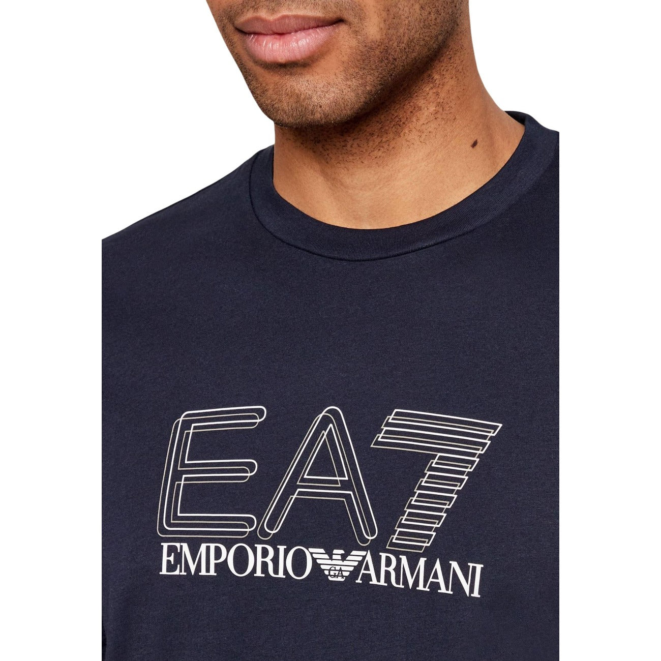 Ea7 T-shirt Heren Blauw #2449674
