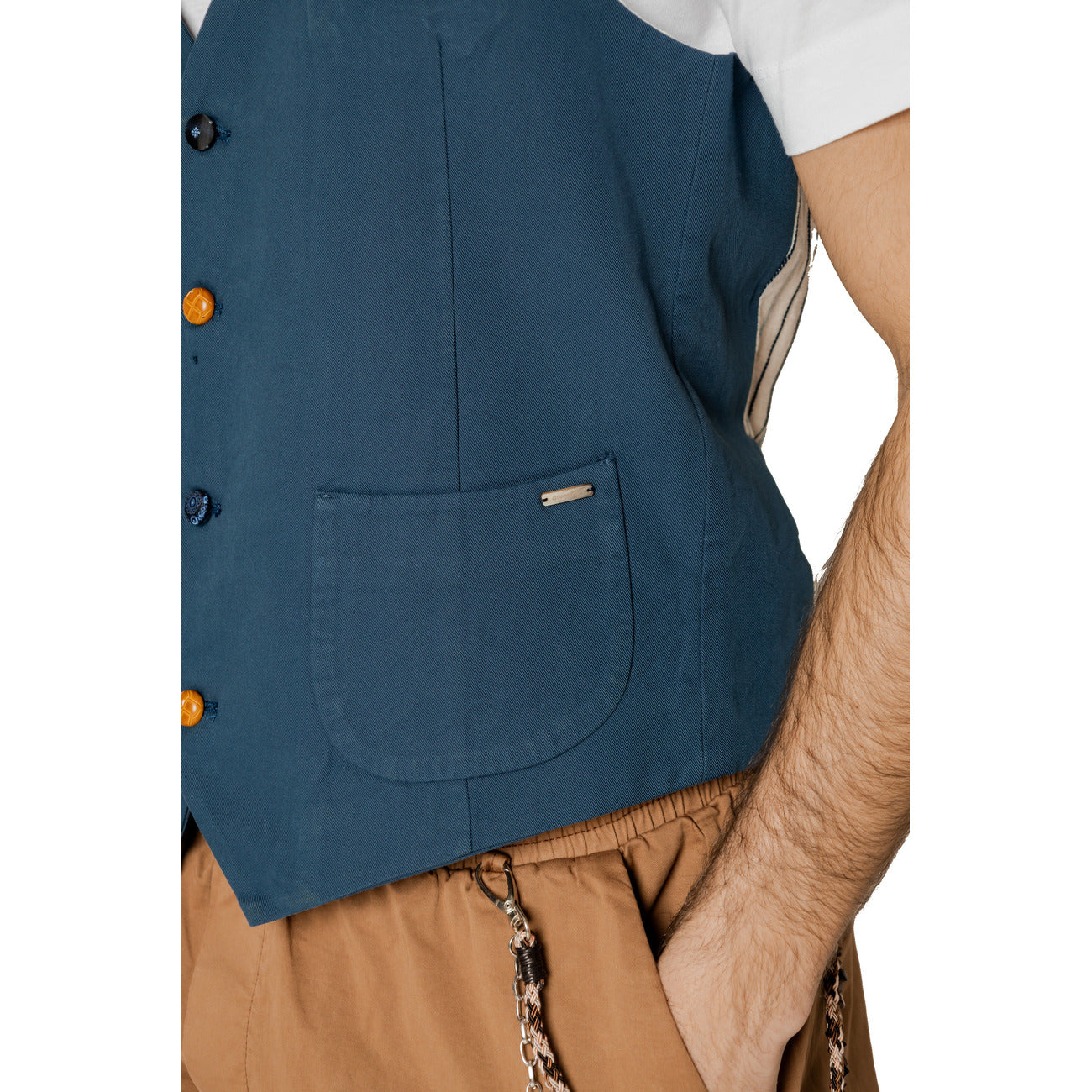 Gianni Lupo Gilet Heren Blauw